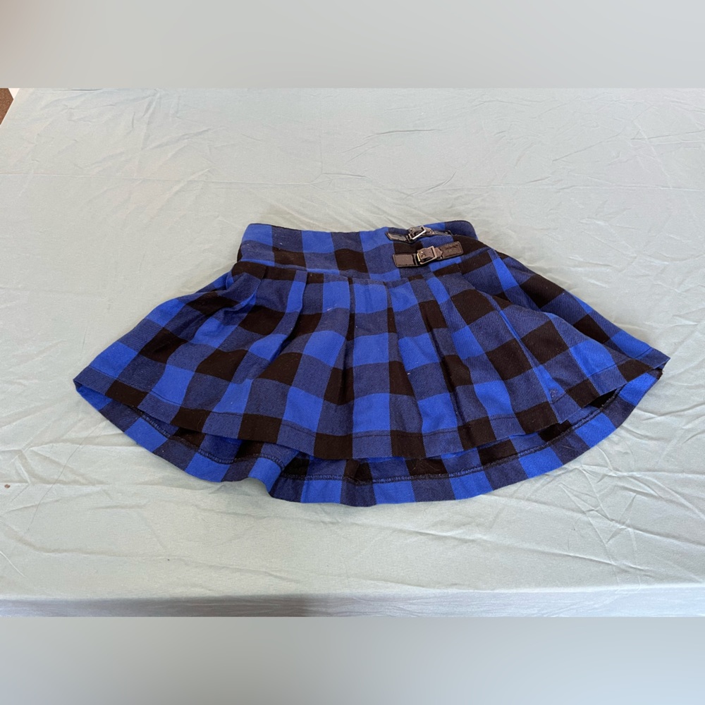 Plaid mini skirt
